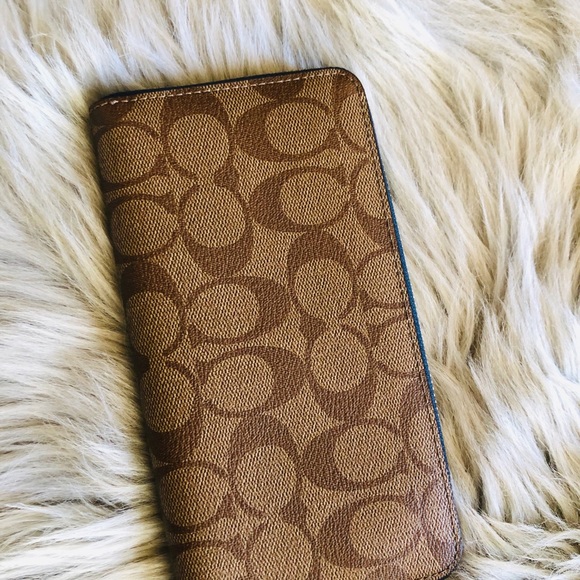 NWT Coach Signature LG Accordion Wallet - Picture 2 of 6